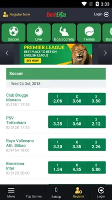 Bet9ja android App screenshot 0